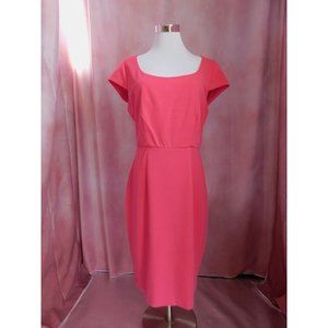 Victoria's Secret Sheath Dress Women's 12 Pink Capped Sleeve